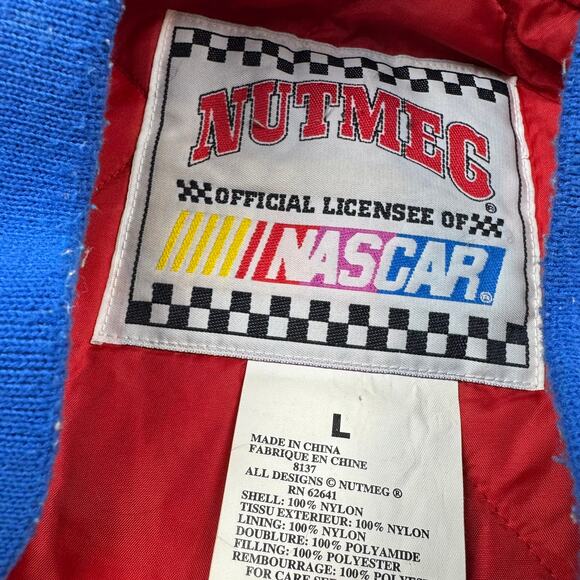 Vintage Jeff Gordon Nascar Nutmeg Bomber Jacket - Large - Picture 3 of 5